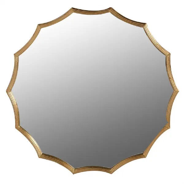 Gold Edge Wall Mirror
