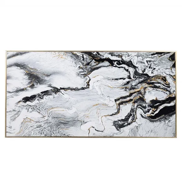 Large White Marble Print