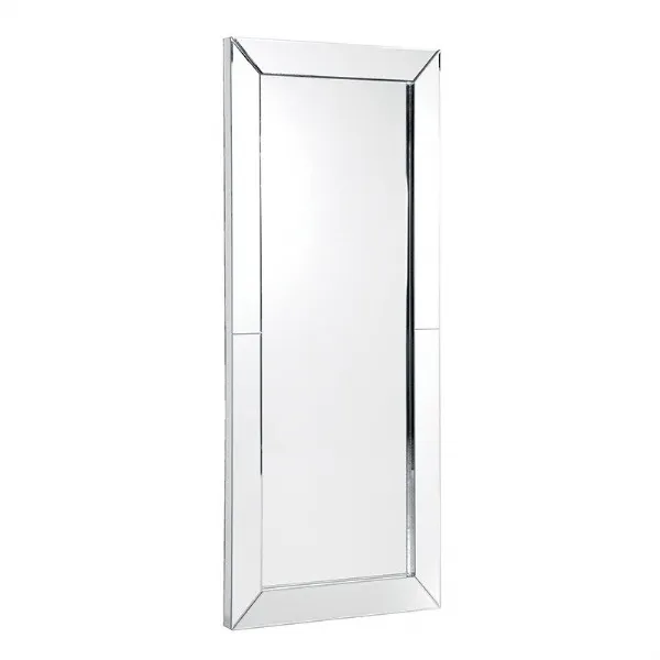Large Mirrored Glass Framed Venetian Wall Mirror