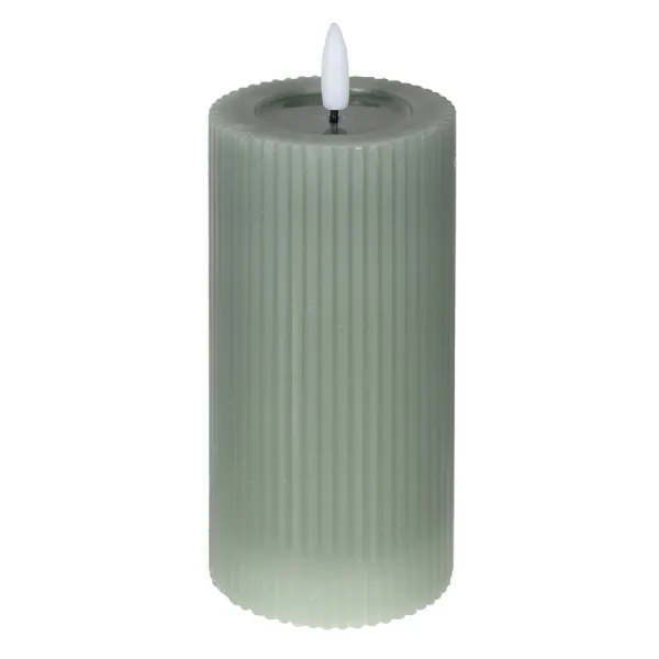 Large Sage LED Candle