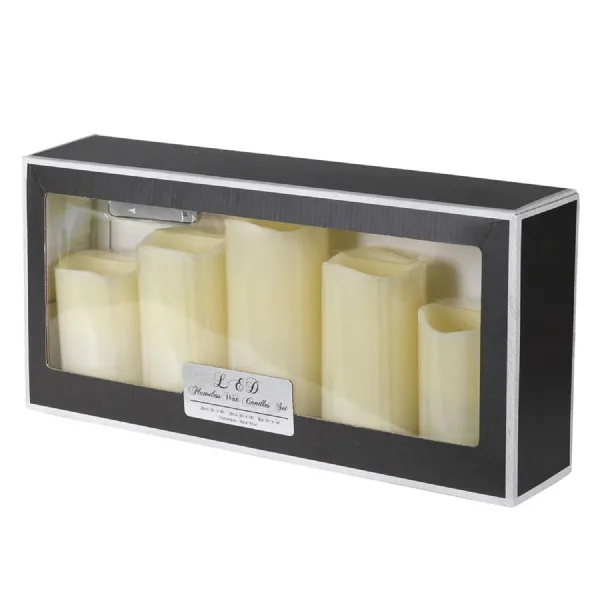 Set of 5 Remote Control LED Candles