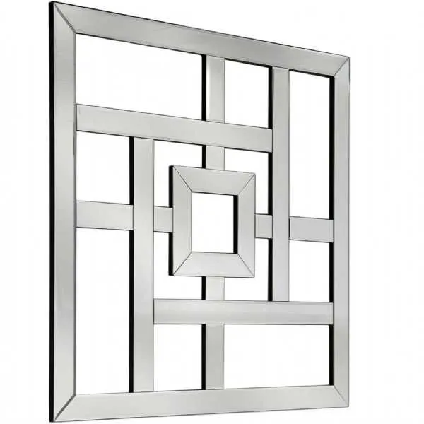 Geo Mirror Wall Art 80cm x 80cm