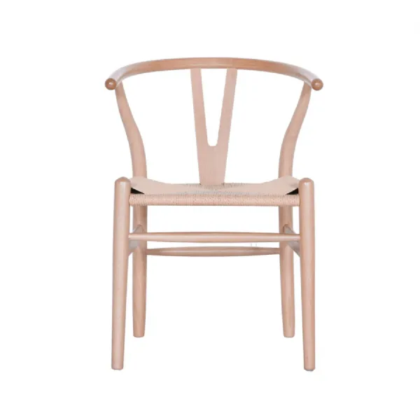 Natural Wooden Wishbone Dining Chair