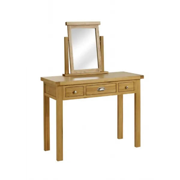 Woburn 3 Drawer Dressing Table Oak Oak Veneers