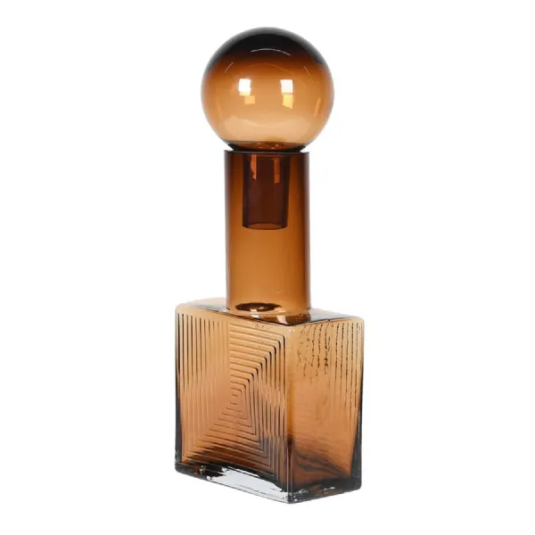 Hazel Cube Glass Bottle
