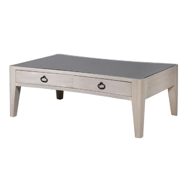 Nordic Gustavian 2 Drawer Coffee Table