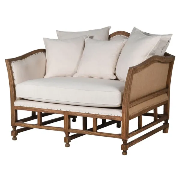 Cream Loose Cushion Sofa