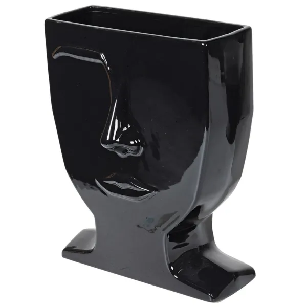 Black Male Eyebrow Vase