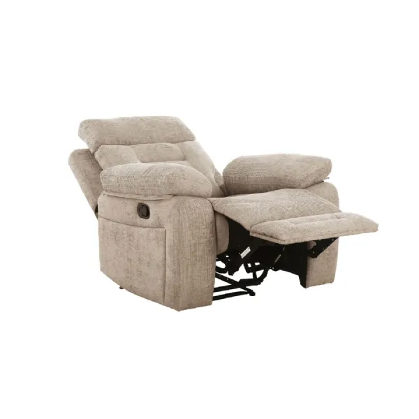 Wilbur 1 Seater Manual Recliner Latte