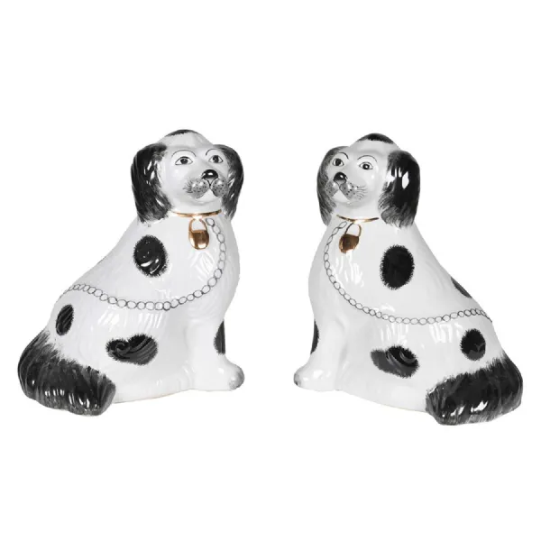 Set of 2 Staffordshire Dogs