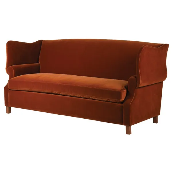 Amber High Back Winged Sofa