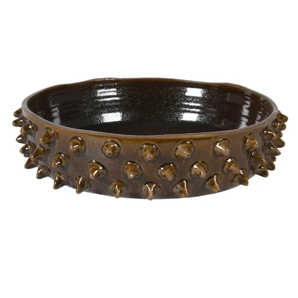 Mahogany Terracotta Spike Bowl
