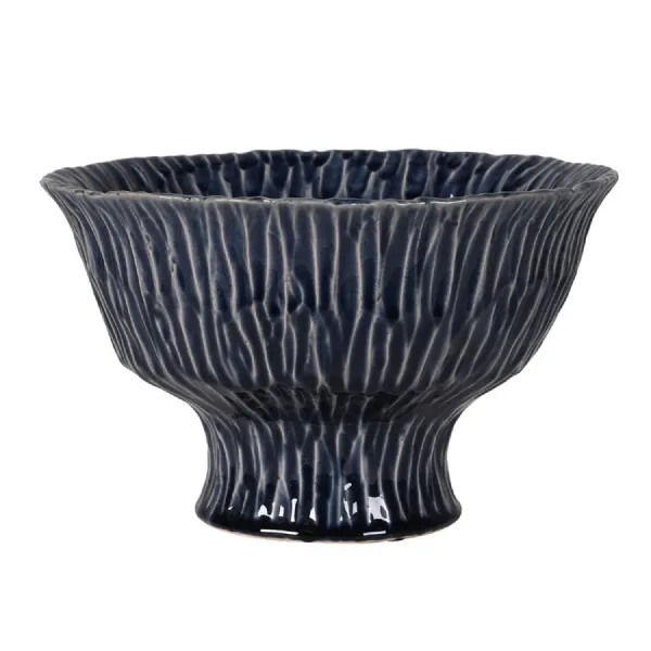 Indigo Terracotta Veined Bowl