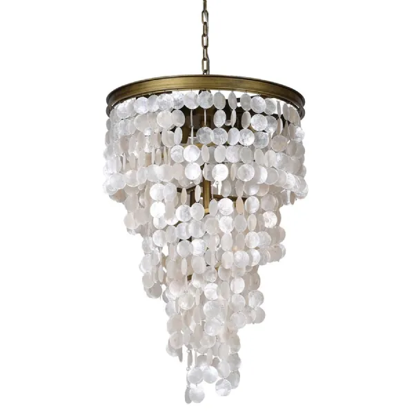 Spiral Shells Chandelier