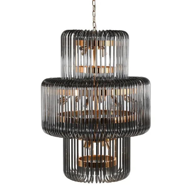 Smokey 3 Tier Chandelier