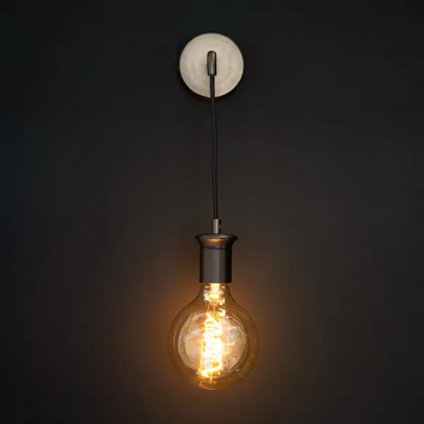 G125 Soft Filament Bulb E27 240V 4W