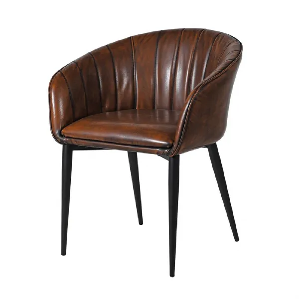 Brown Curve Chair