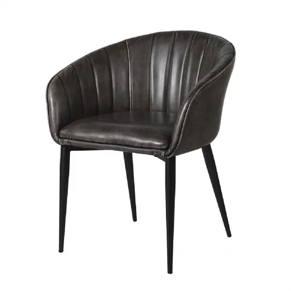 Grey Curve Chair