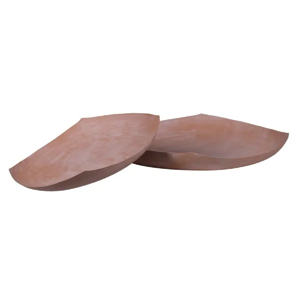 Set of 2 Terracotta Decorative Bowls