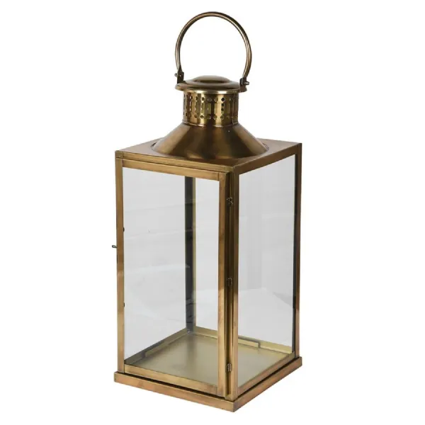 Large Antique Brass Lantern