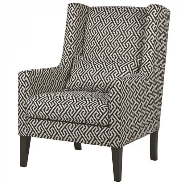 Black Aztec Club Chair