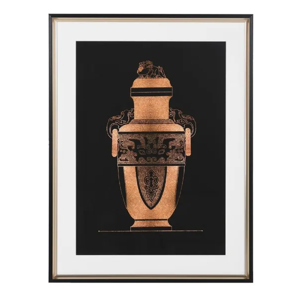 Framed Tribal Urn Print