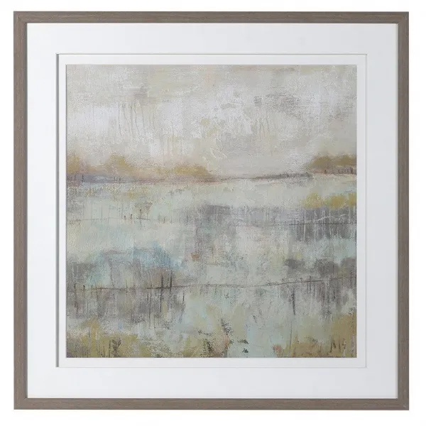 Square Framed Dusk Is Falling Wall Art Picture
