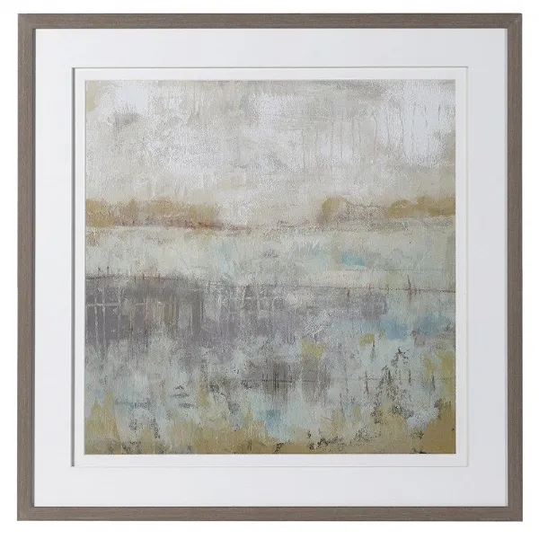 68cm Square Medium Sized Framed Dawn Is Breaking Wall Art Picture