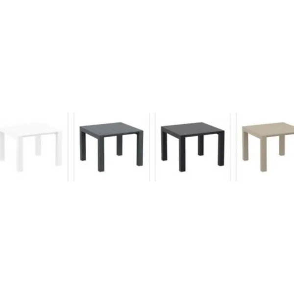 Polypropylene 100cm Extending Outdoor Dining Table