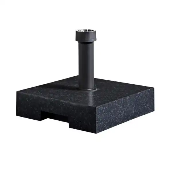 Granite Look Parasol Base Black