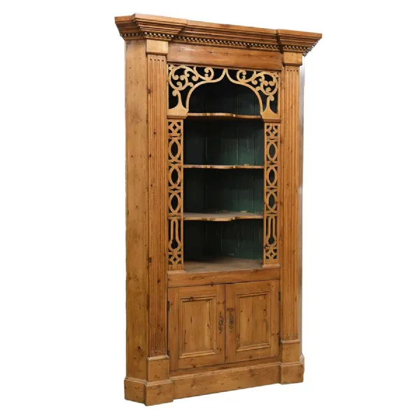Pine Corner Cabinet