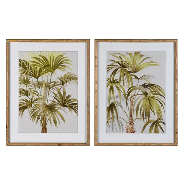 Set of 2 Palm Tree Wall Art