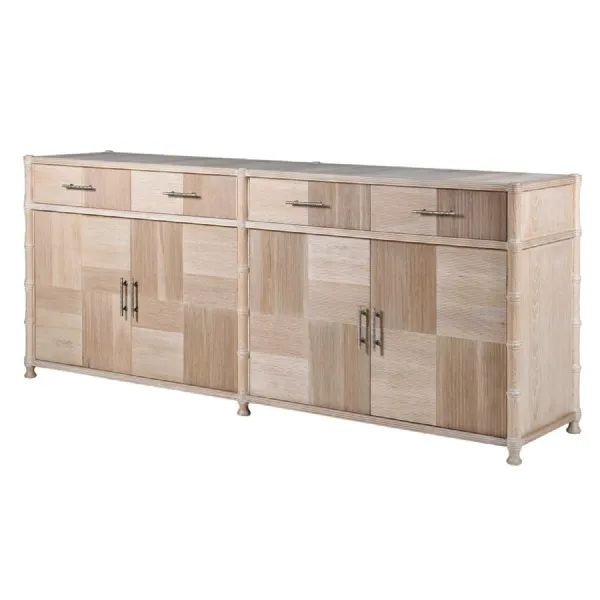 Beckley Oak 4 Door 4 Drawer Sideboard