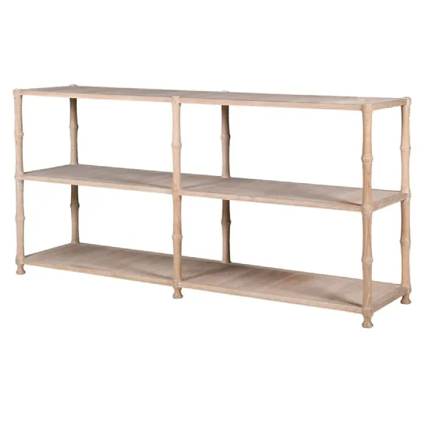 Beckley Oak 3 Tier Console Table