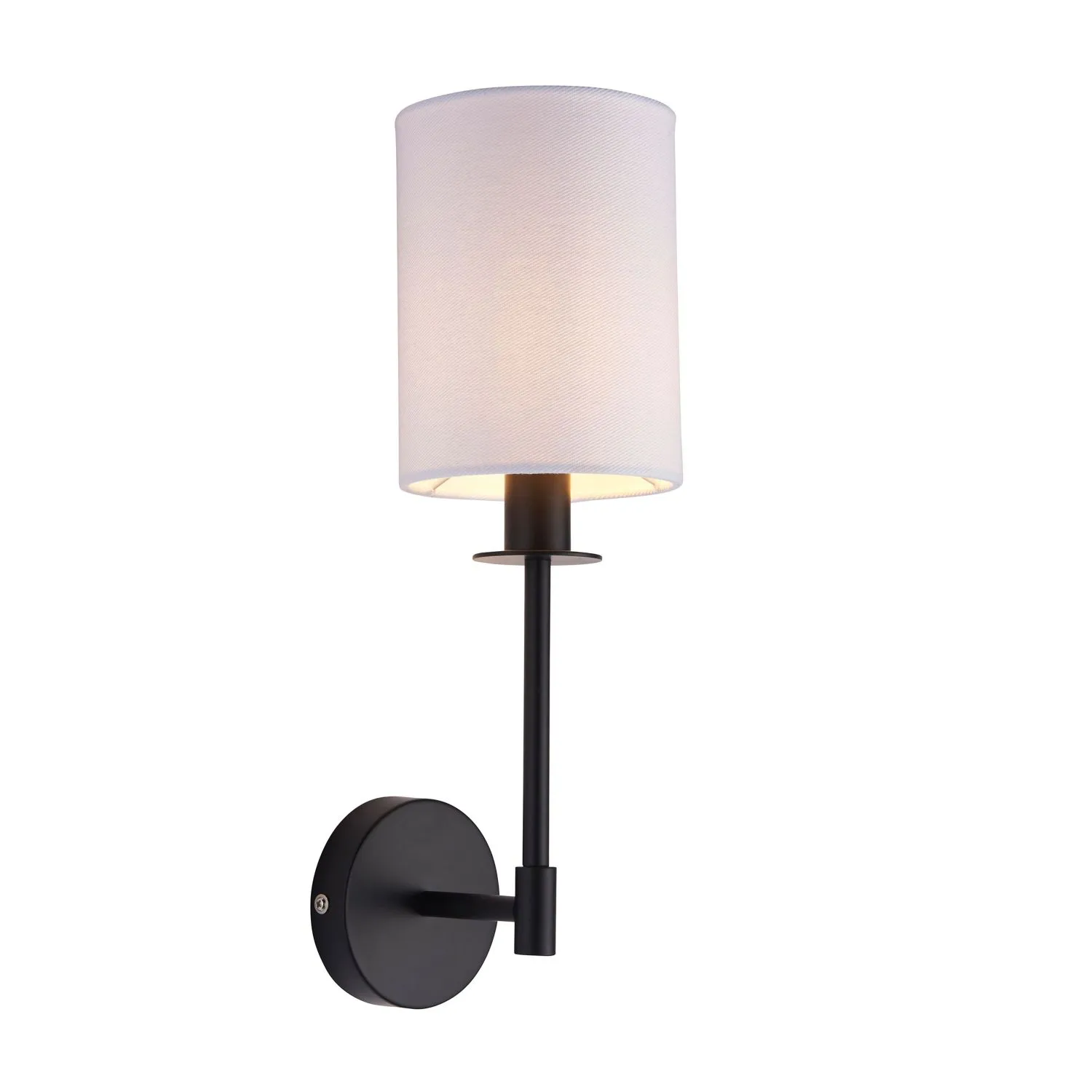1 Wall Light Matt Black 1 Wall Light Matt Black