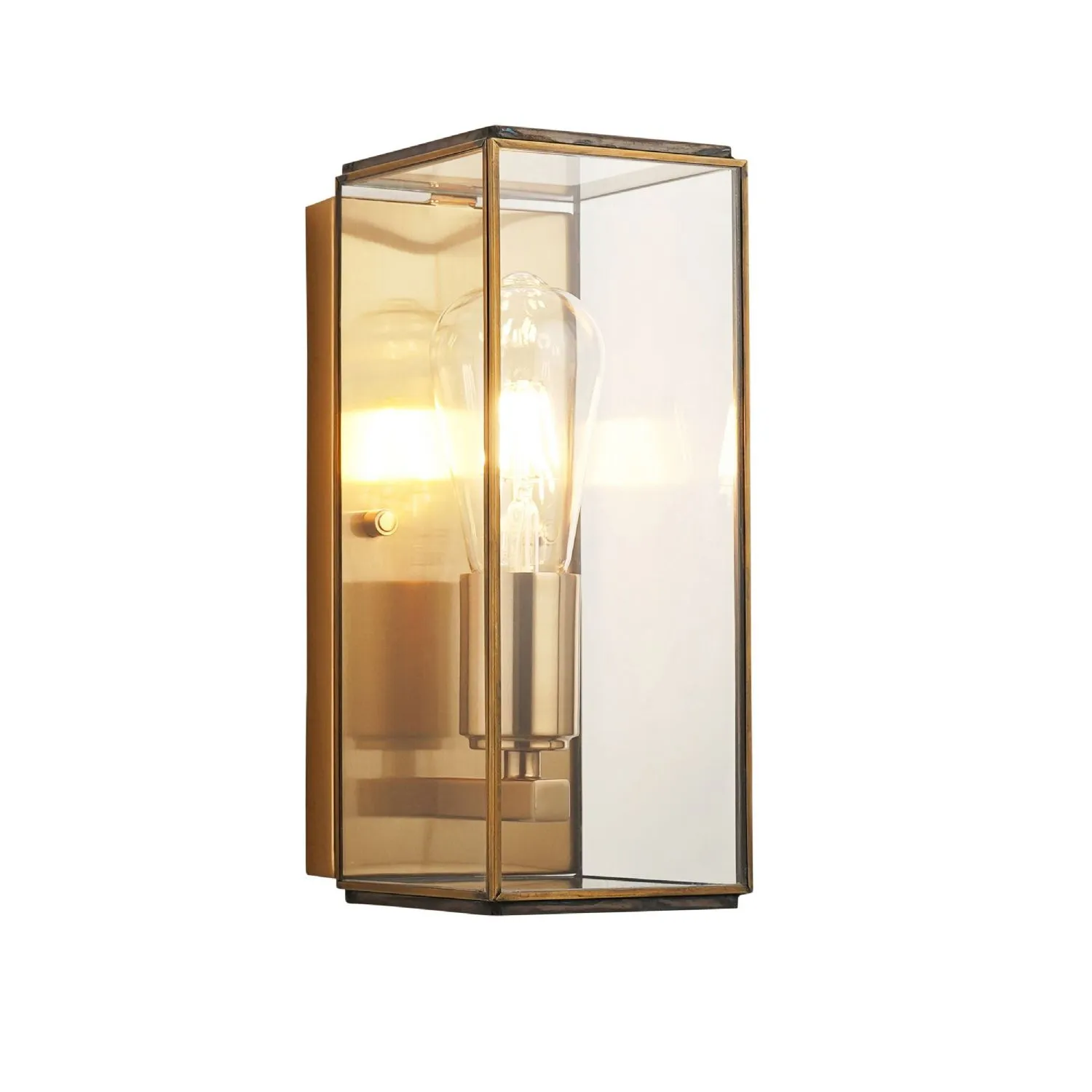 Hammond 1 Wall Light Antique Brass Hammond 1 Wall Light Antique Brass