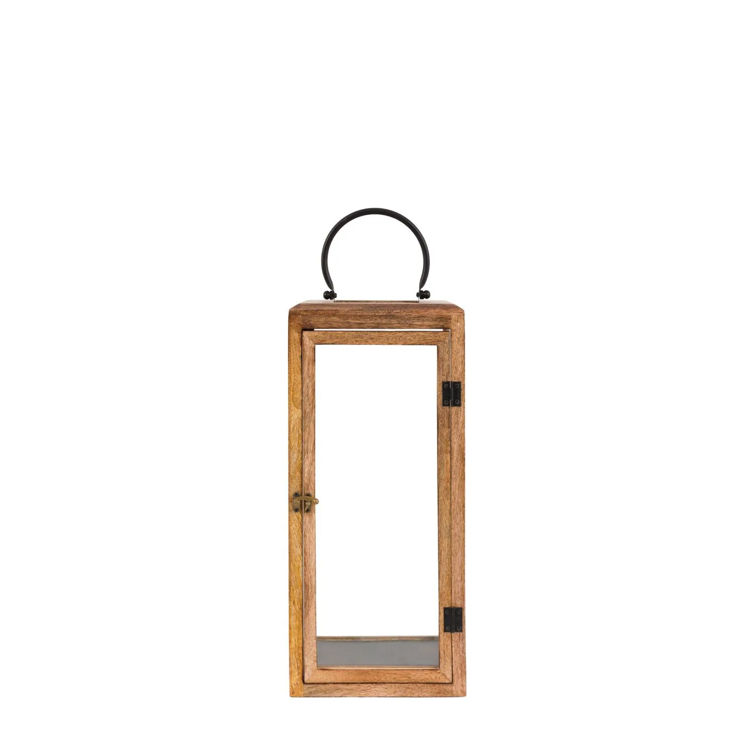 Brown Wooden Lantern Large Brown Wooden Lantern Large