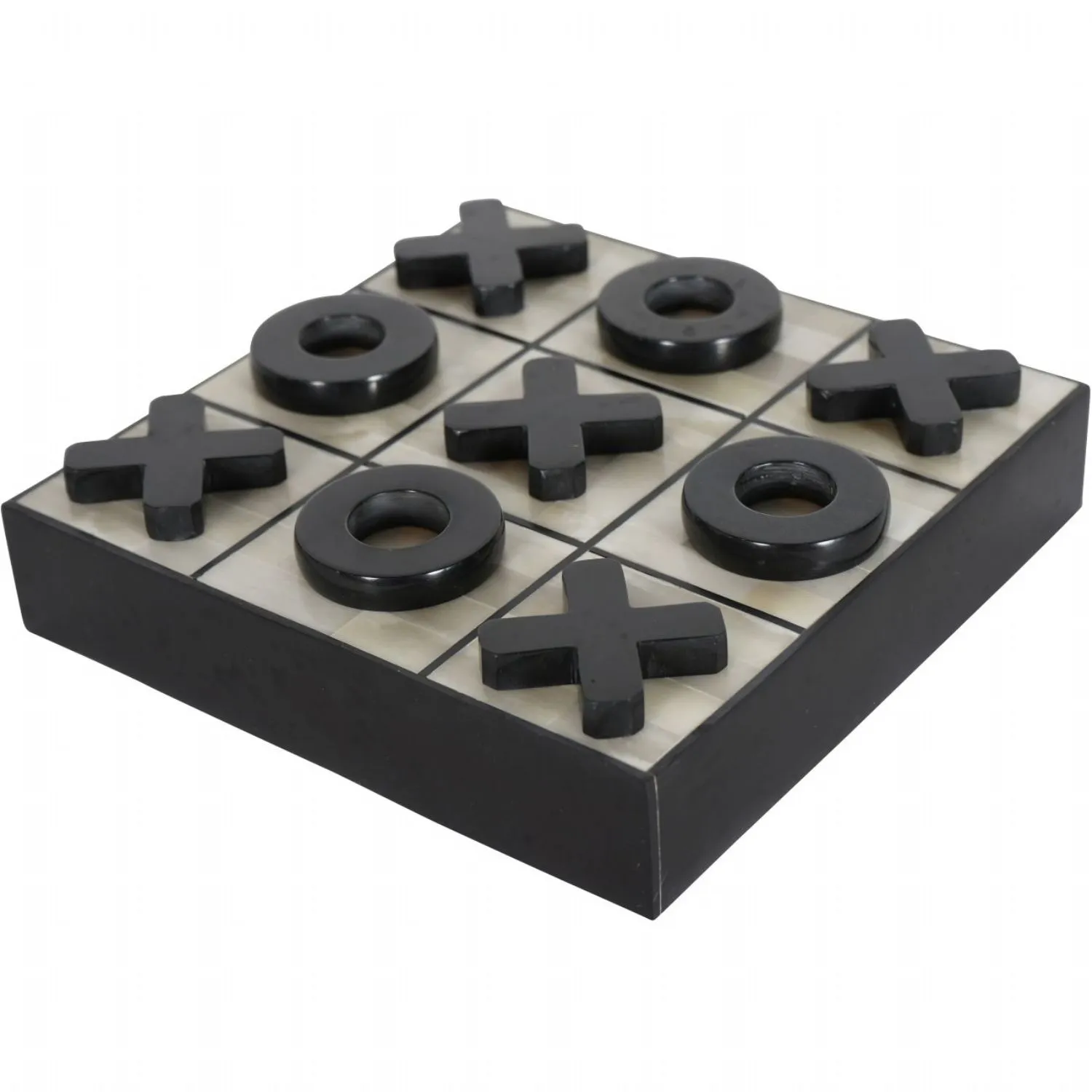 Chollerford Bone Inlay Noughts and Crosses Game Chollerford Bone Inlay Noughts and Crosses Game