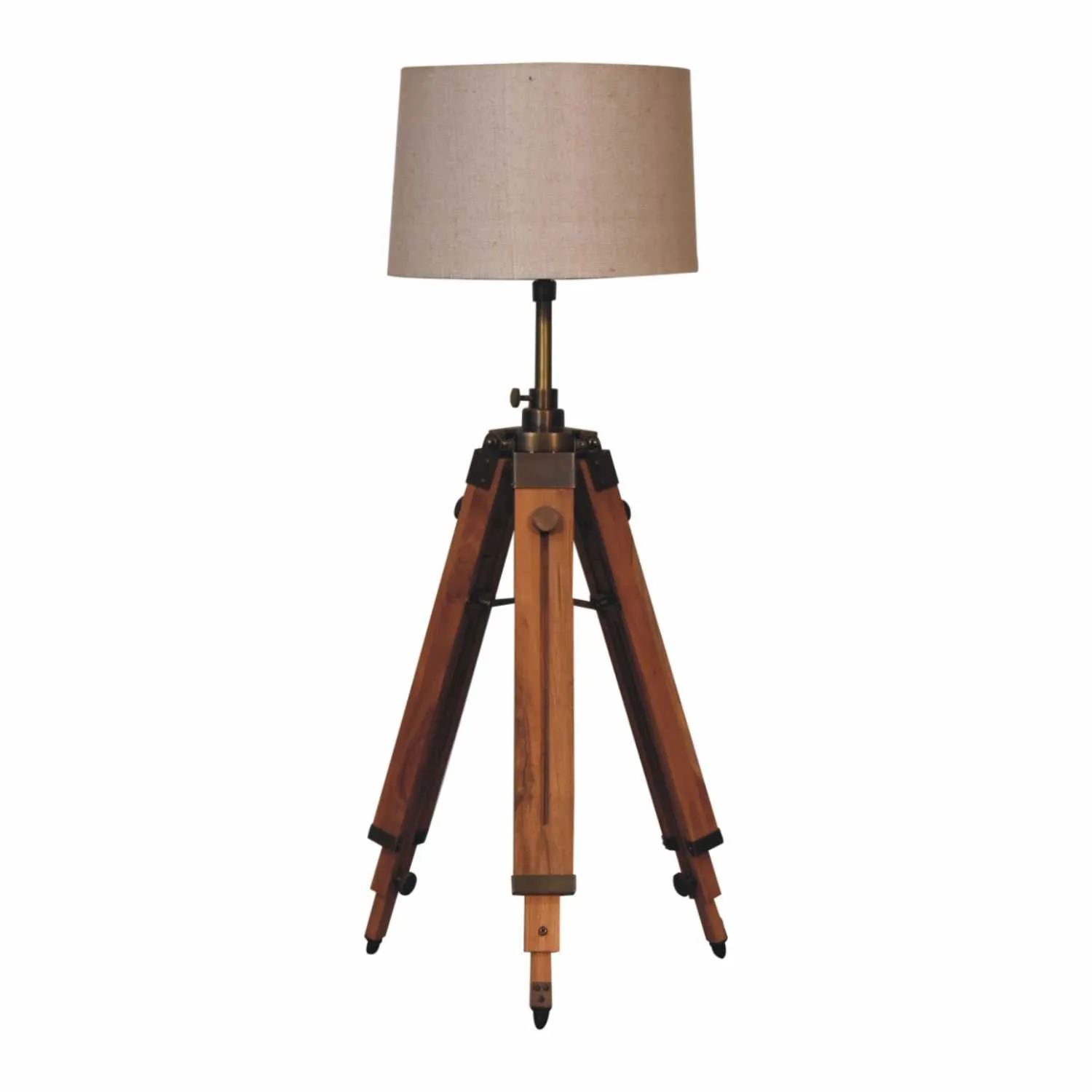 Wooden Tripod Lamp Wooden Tripod Lamp
