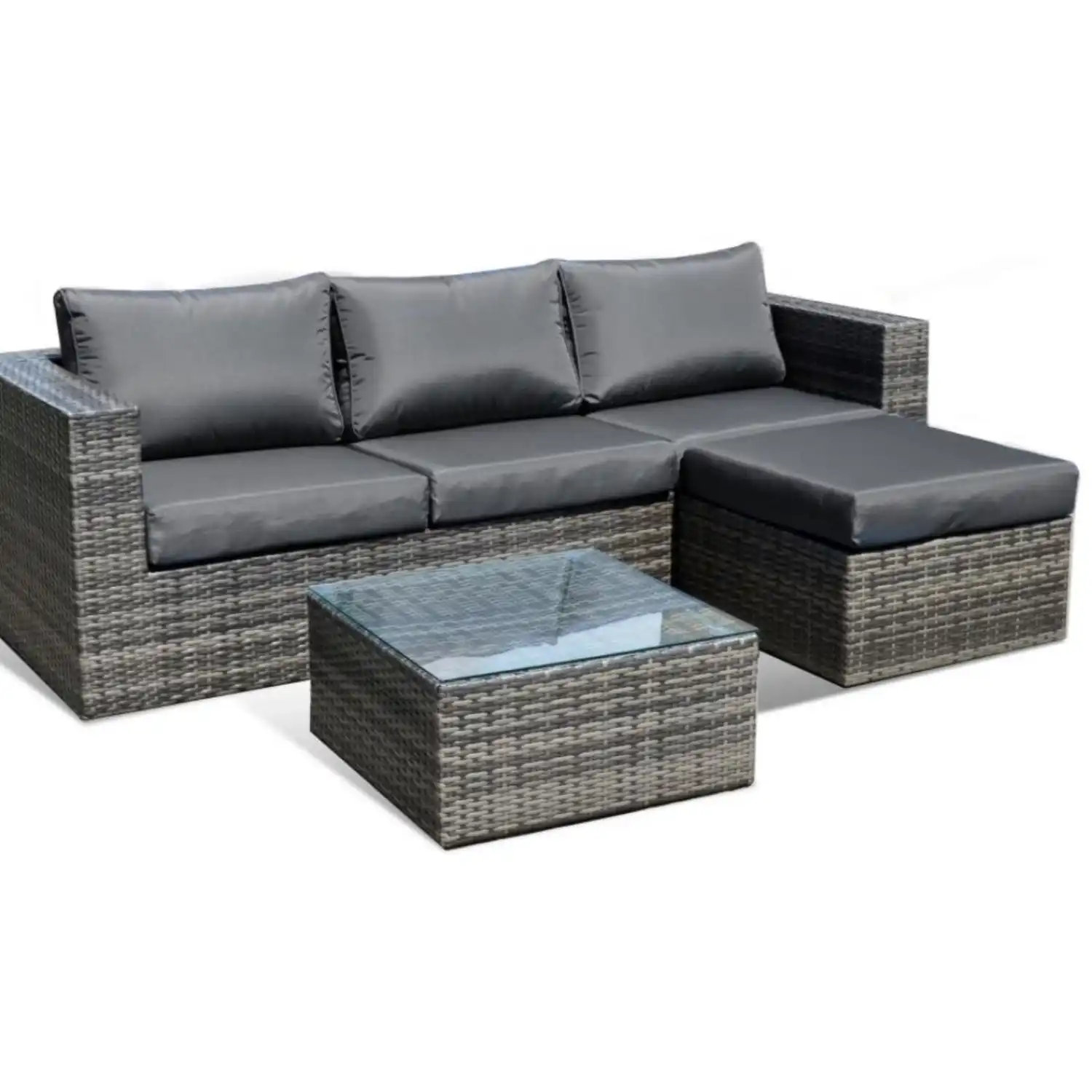 Sunny Rattan Coffee Corner Set Sunny Rattan Coffee Corner Set