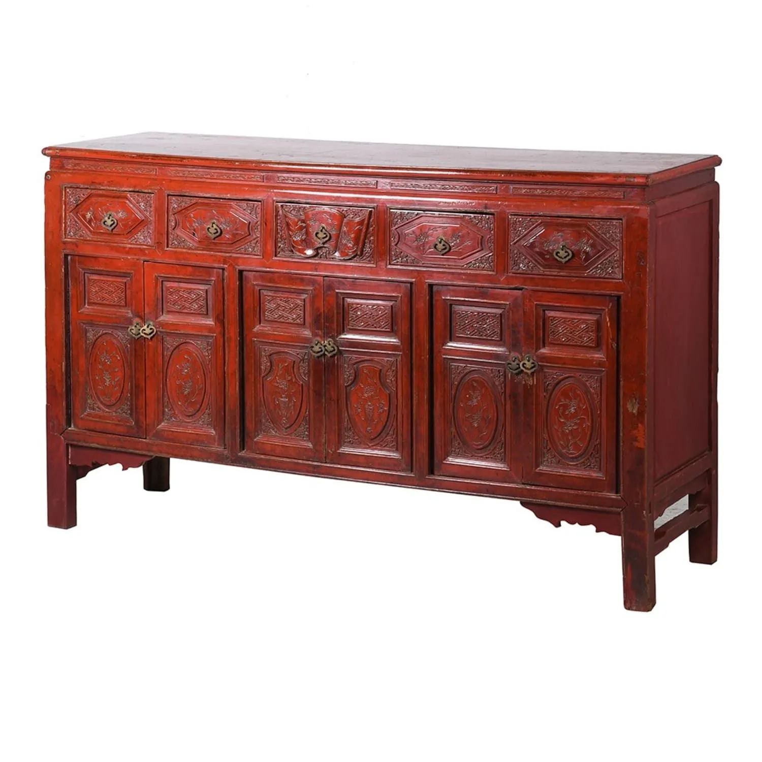 Red Lacquer Sideboard Red Lacquer Sideboard